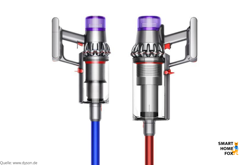 Dyson V11 Absolute und Dyson V11 Outsize im Vergleich: Größe
